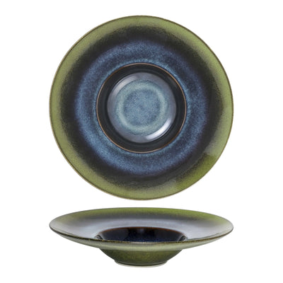Mauritius Piatto Fondo Gourmet Stoneware Reactive Ø 28 cm 2 Pezzi