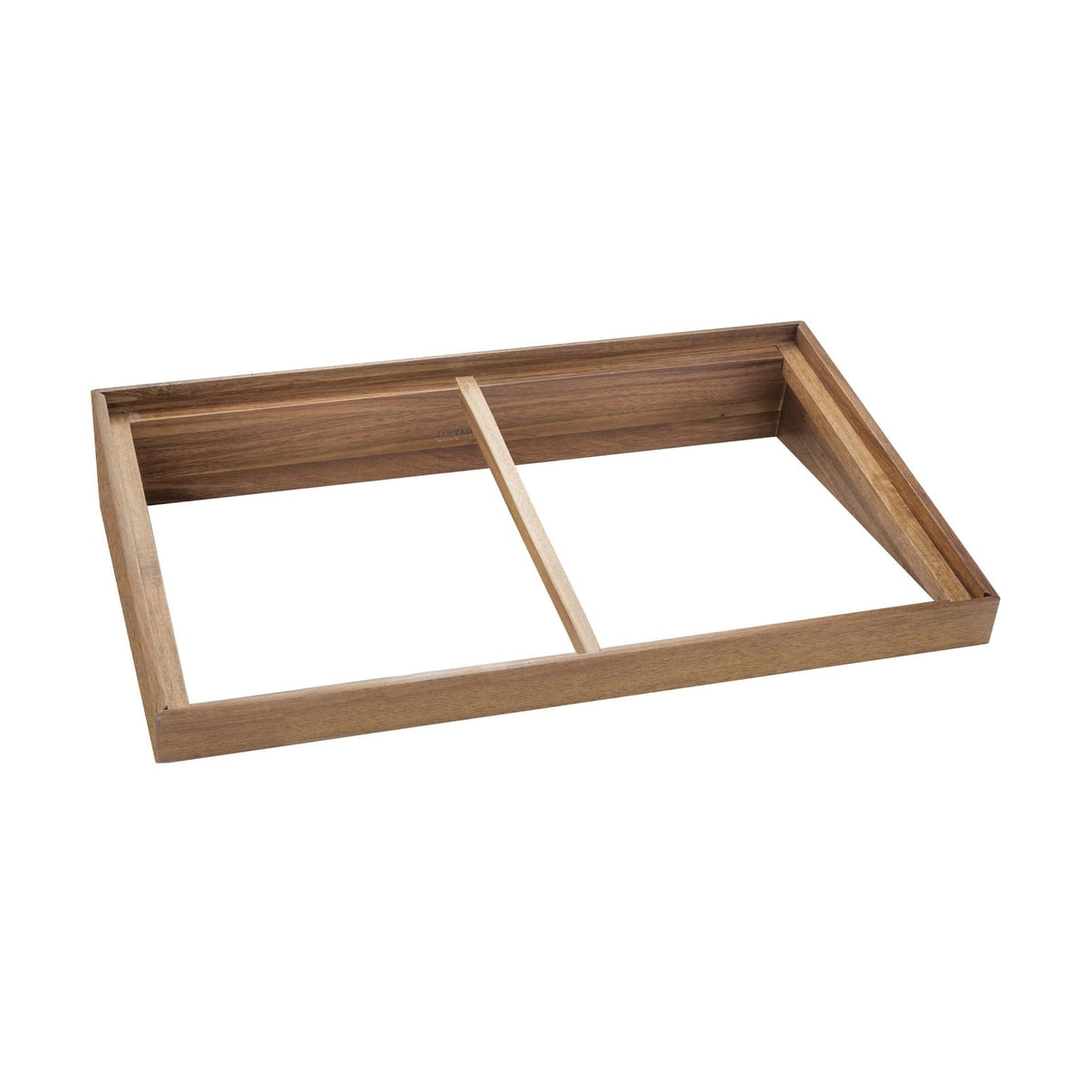 Buffet Alzata Inclinata in Acacia per Cassetta GN 1/1 cm 55x36 H 11