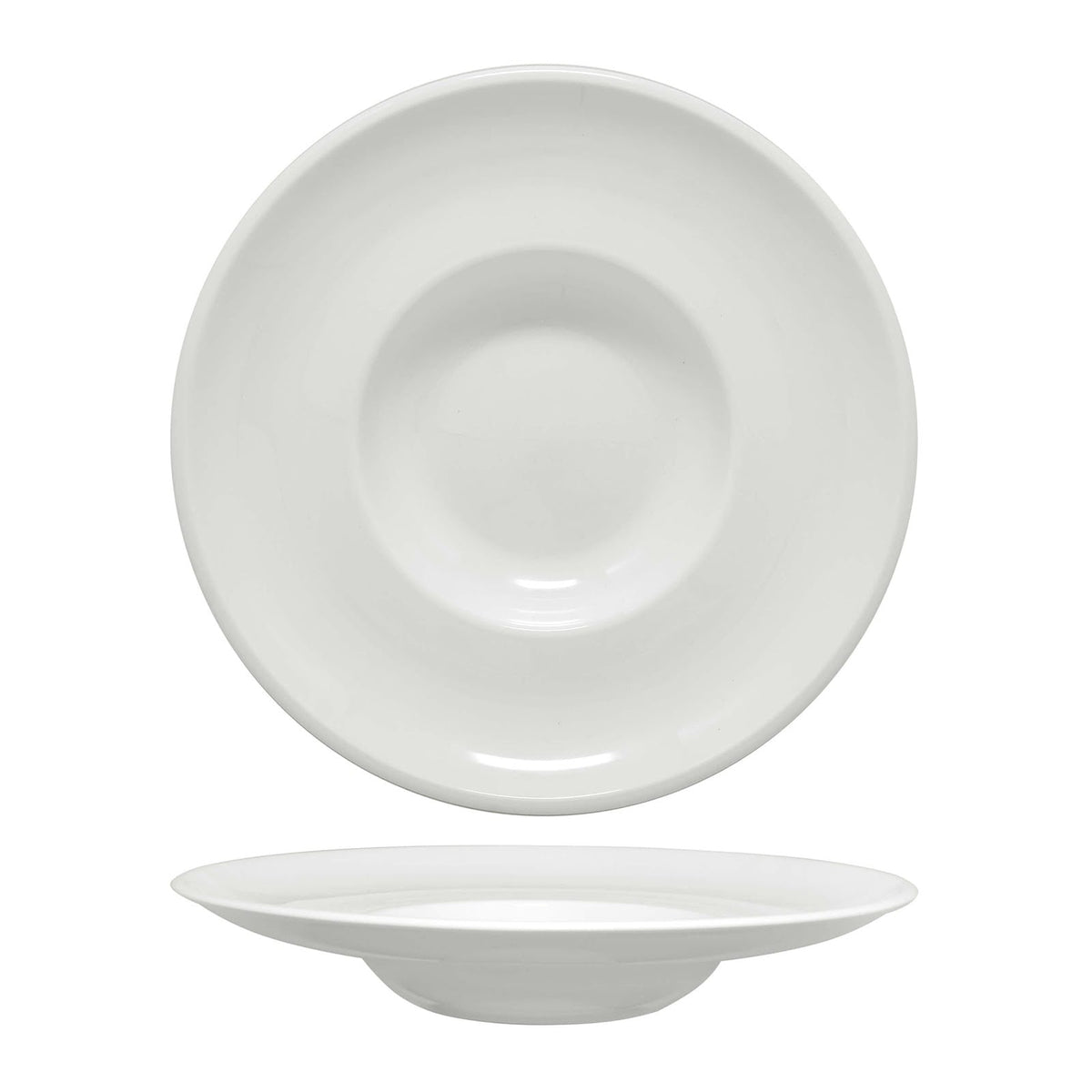 Bone China Piatto Pasta Ø 26,8 cm 4 Pezzi