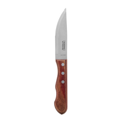 Coltello Bistecca Bis Jumbo Polywood Ciliegio Lama Dentata 12 Pezzi
