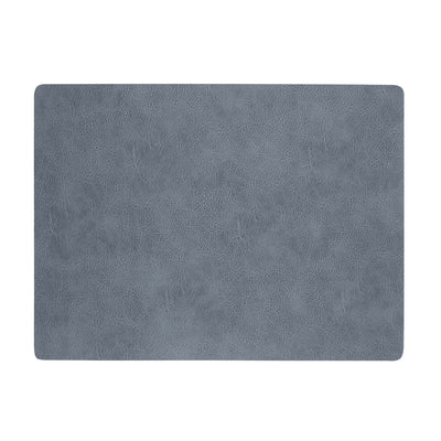 Leather Tovaglietta Rettangolare Grey 44,5x33 cm 6 Pezzi
