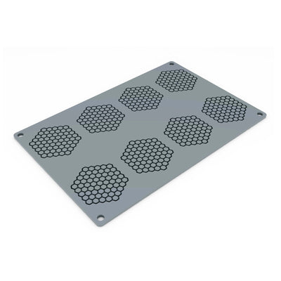 Gourmand Stampo Silicone Honeycomb 30x20 cm 8 Forme 6,8x6,1 cm