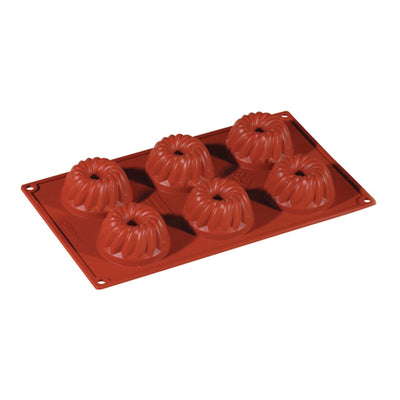 Formaflex Stampo in Silicone 6 Mini Gugelhopf Ø 6 cm H 3,3