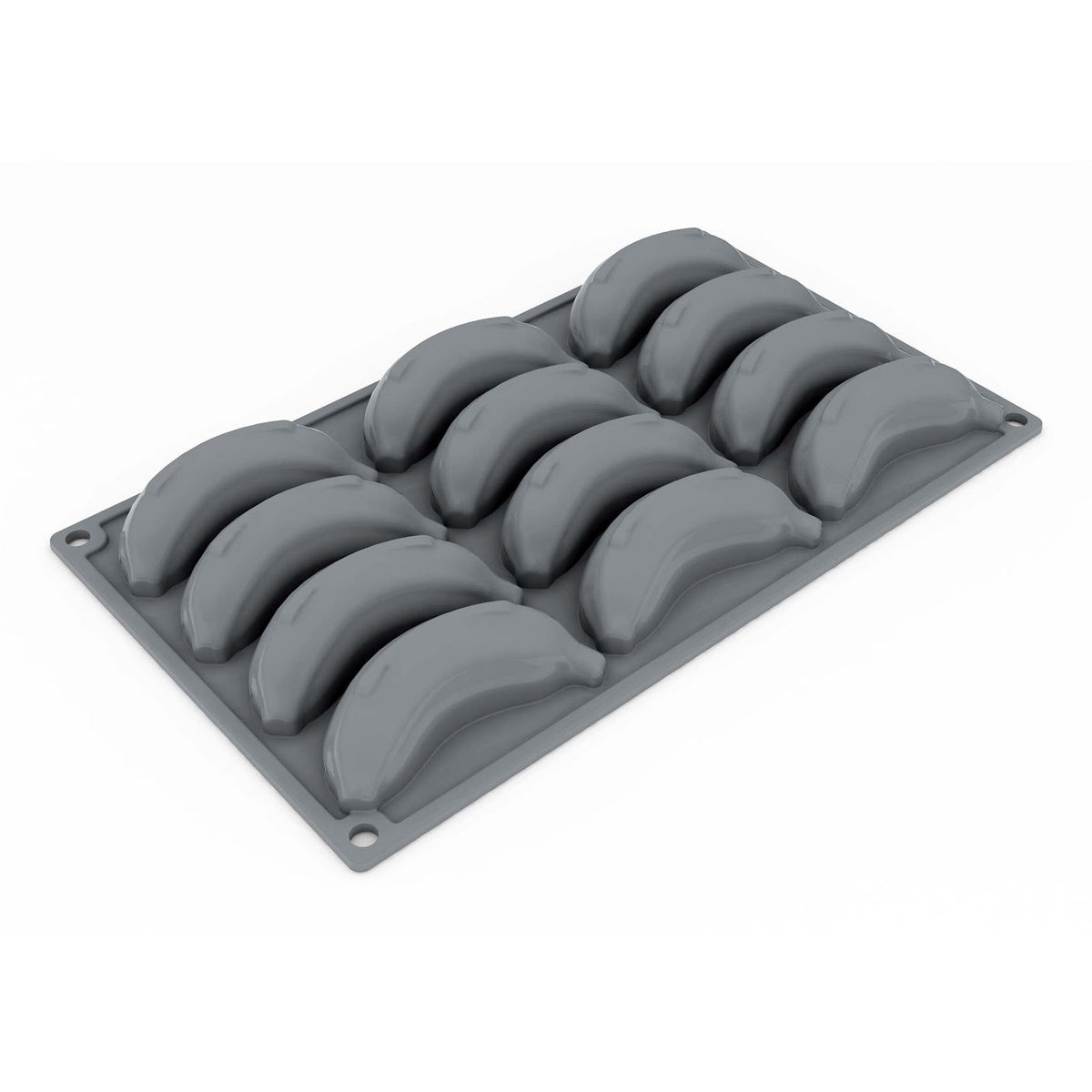 Gourmand Stampo in Silicone Baby Banana 30x17,5 cm 12 Forme 9x4,1 cm