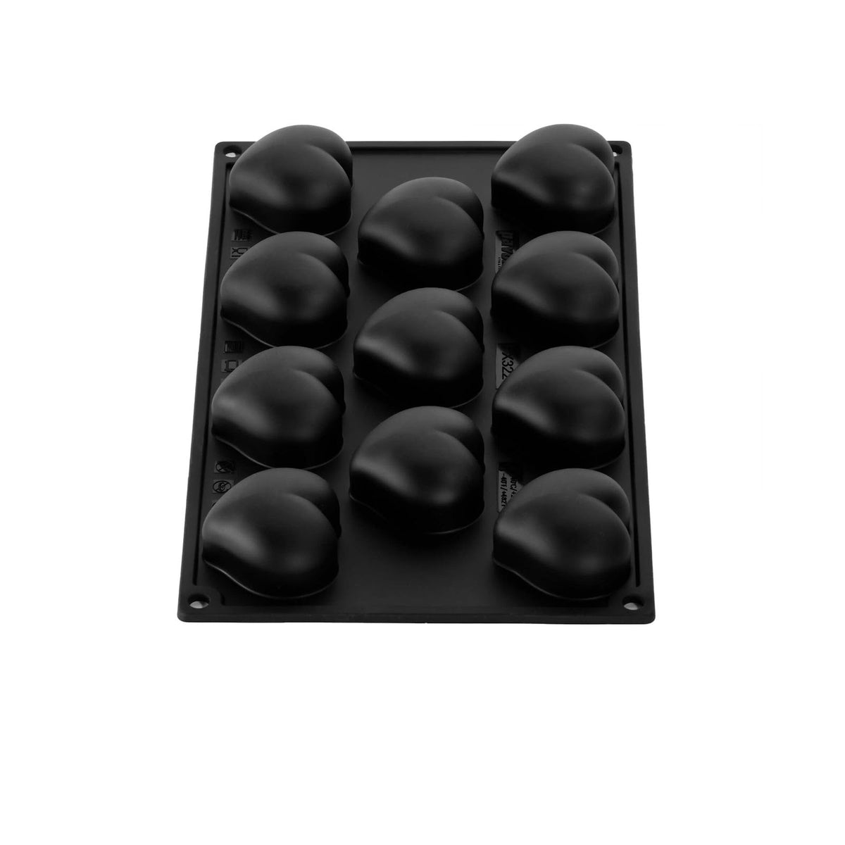 Pavoflex Stampo in Silicone Passion40time Nero 11 Forme 5,2x4,8 cm