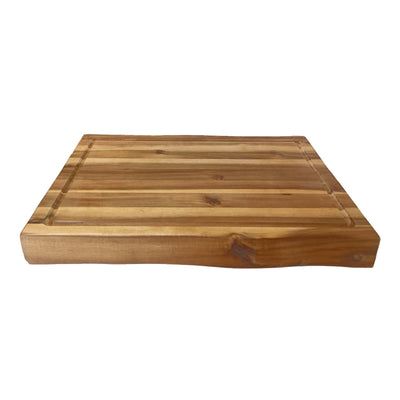 Tagliere in Legno di Acacia con Raccogli Liquidi e Piedini 48x36,5 cm