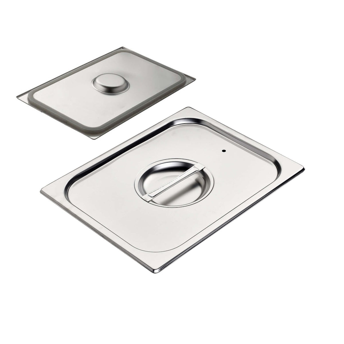 ILSA Coperchio Gastronorm GN 1/2 in Acciaio Inox con Guarnizione 32,5x26,5 cm