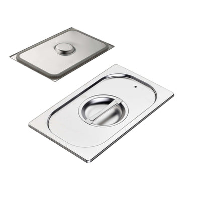 ILSA Coperchio Gastronorm GN 1/3 in Acciaio Inox con Guarnizione 32,5x17,6 cm