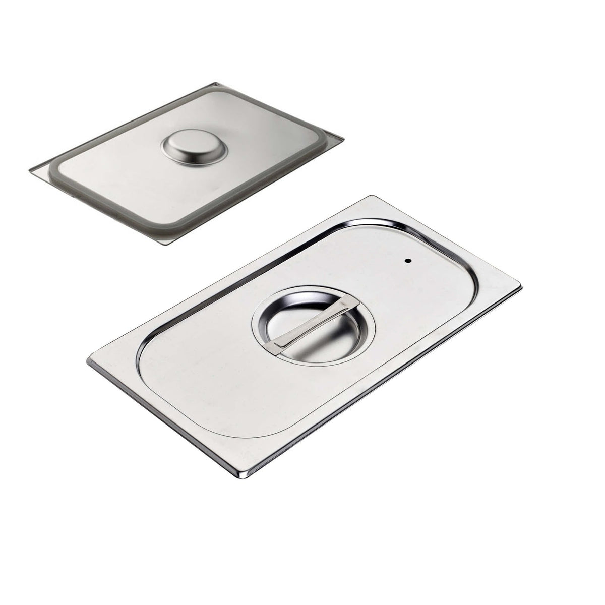 ILSA Coperchio Gastronorm GN 1/4 in Acciaio Inox con Guarnizione 26,5x16,2 cm
