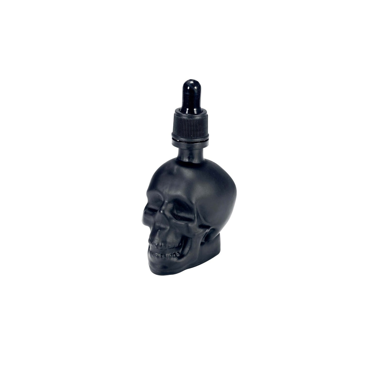 ILSA Flacone Contagocce Teschio in Vetro Borosilicato Nero 6 cl