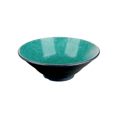 Two Tone Green Coppa Conica 21,5 cm H 7,2 cm 12 Pezzi