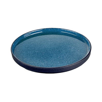 Two Tone Blue Piatto Piano Impilabile 20,3 cm 6 Pezzi