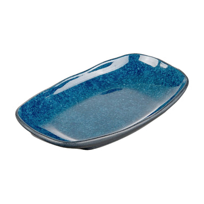 Two Tone Blue Vassoio Ovale 23,3x14,6 cm H 3,2 cm 12 Pezzi