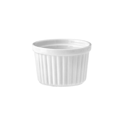 Stampo Crème Caramel in Porcellana Bianca Ø 9,3 cm H 5,2 cm 12 Pezzi