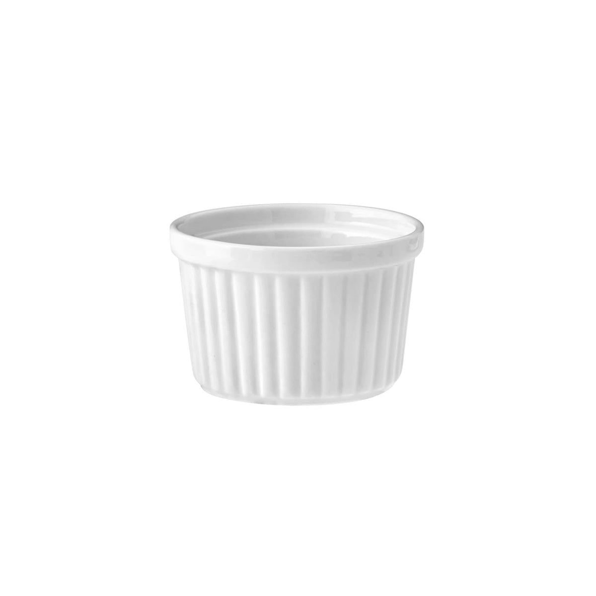 Stampo Crème Caramel in Porcellana Bianca Ø 7 cm H 4 cm 12 Pezzi