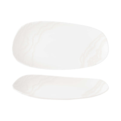 Churchill Tide White Vassoio Opal Organic 30x15 cm 12 Pezzi