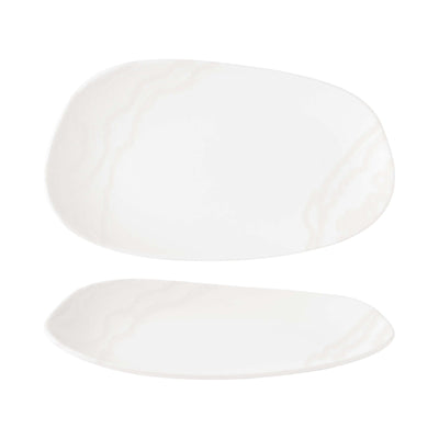 Churchill Tide White Vassoio Opal Organic 26x15 cm 12 Pezzi