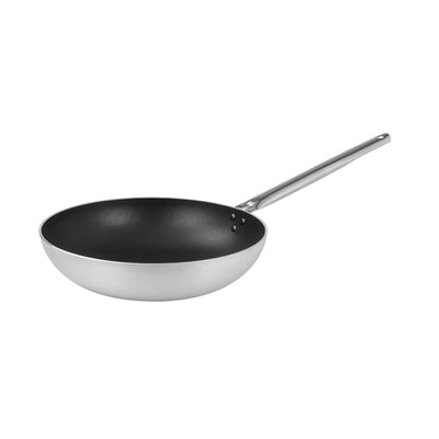 Magnetica Padella Svasata Alta Antiaderente in Alluminio per Induzione Ø 24 cm H 7 cm
