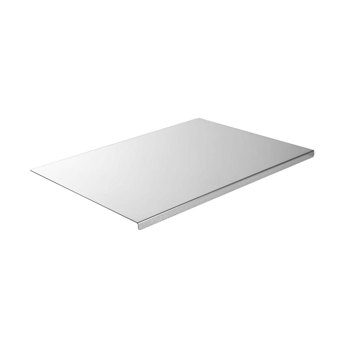 Piano in Acciaio Inox con Battente 50x30 cm H 2 cm 1 Pezzo