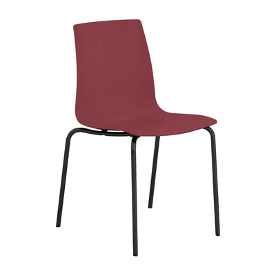 Candy Sedia Bordeaux Gambe Nere Opache 48x53 cm H 82,5