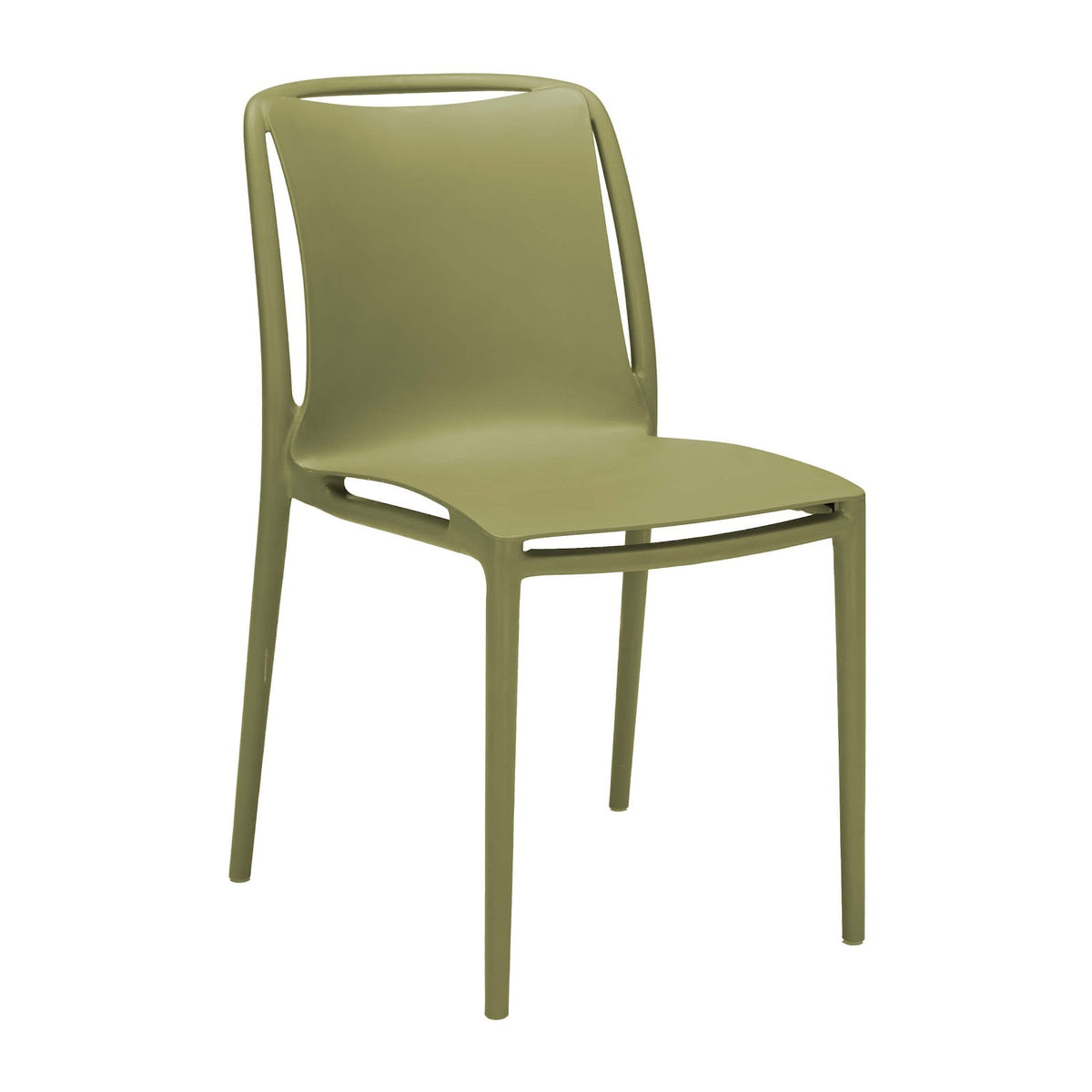 Velair Sedia Verde Oliva 43,5x58 cm H 83