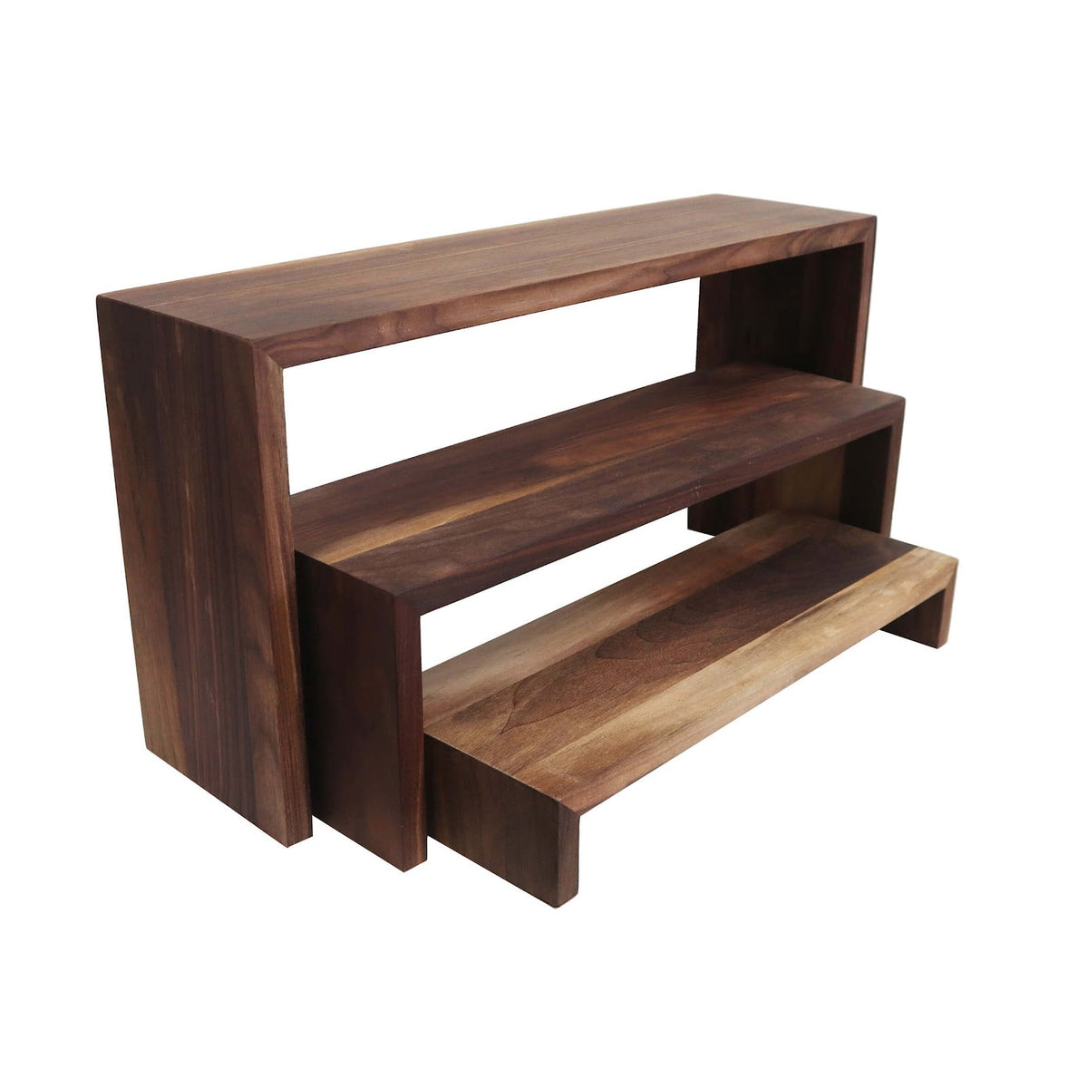 Pinti Caleido Wood Alzata Finitura Noce 55x17 cm H 18,5