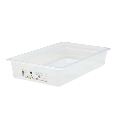 Cambro SafeTrak Vasca Gastronorm GN 1/1 H 10 cm in Polipropilene Traslucido