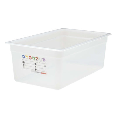 Cambro SafeTrak Vasca Gastronorm GN 1/1 H 20 cm in Polipropilene Traslucido