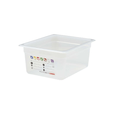 Cambro SafeTrak Vasca Gastronorm GN 1/2 H 15 cm in Polipropilene Traslucido