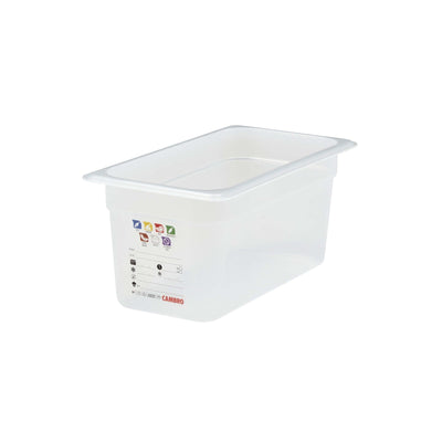 Cambro SafeTrak Vasca Gastronorm GN 1/3 H15 cm in Polipropilene Traslucido