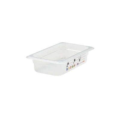 Cambro SafeTrak Vasca Gastronorm GN 1/4 H6,5 cm in Polipropilene Traslucido