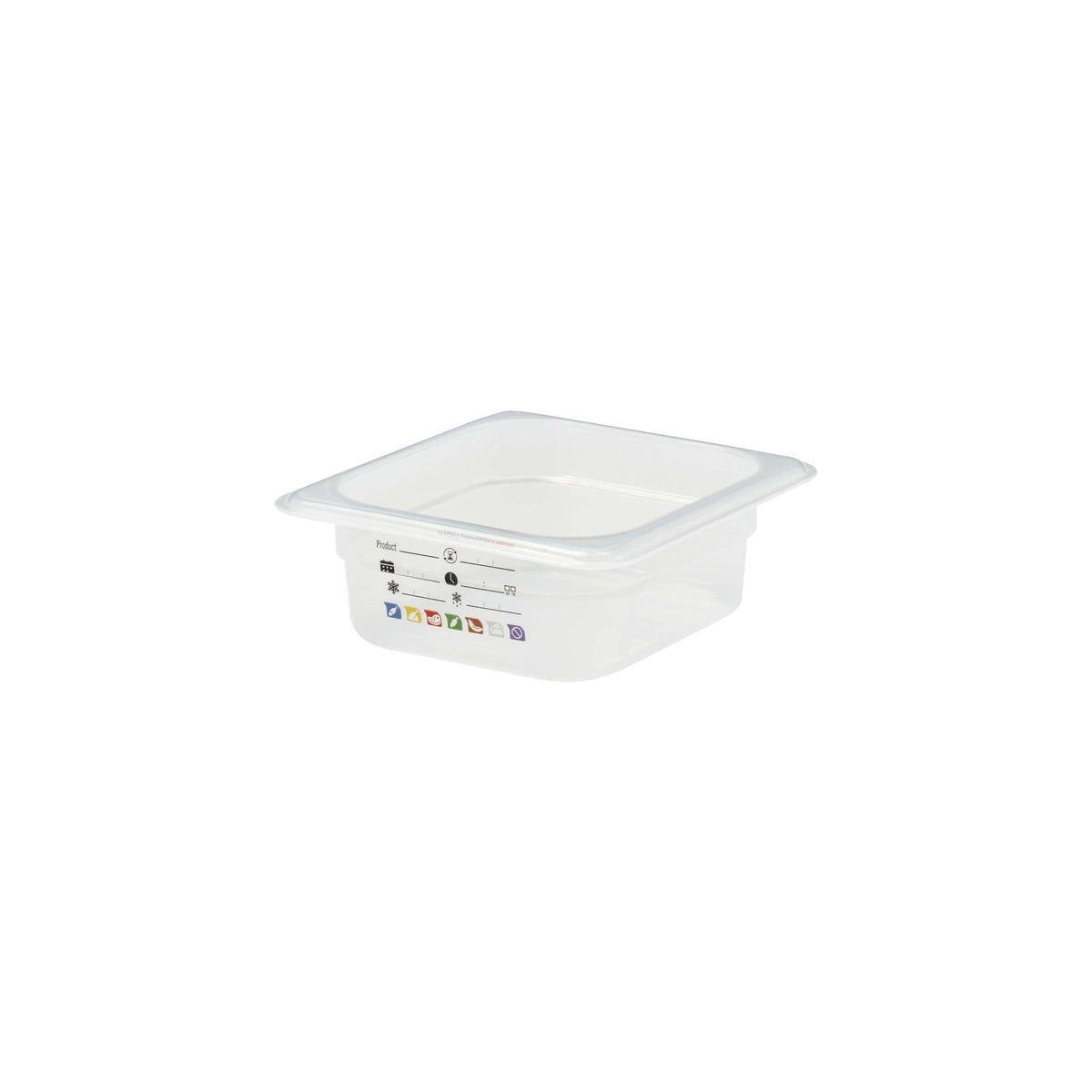 Cambro SafeTrak Vasca Gastronorm GN 1/6 H6,5 cm in Polipropilene Traslucido
