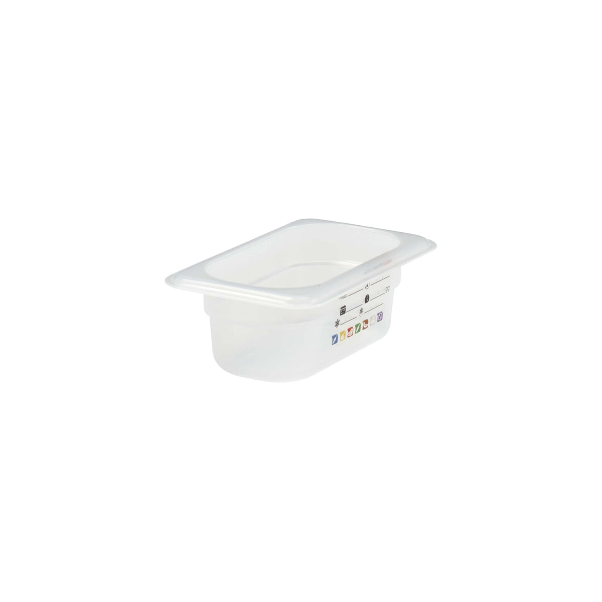 Cambro SafeTrak Vasca Gastronorm GN 1/9 H6,5 cm in Polipropilene Traslucido