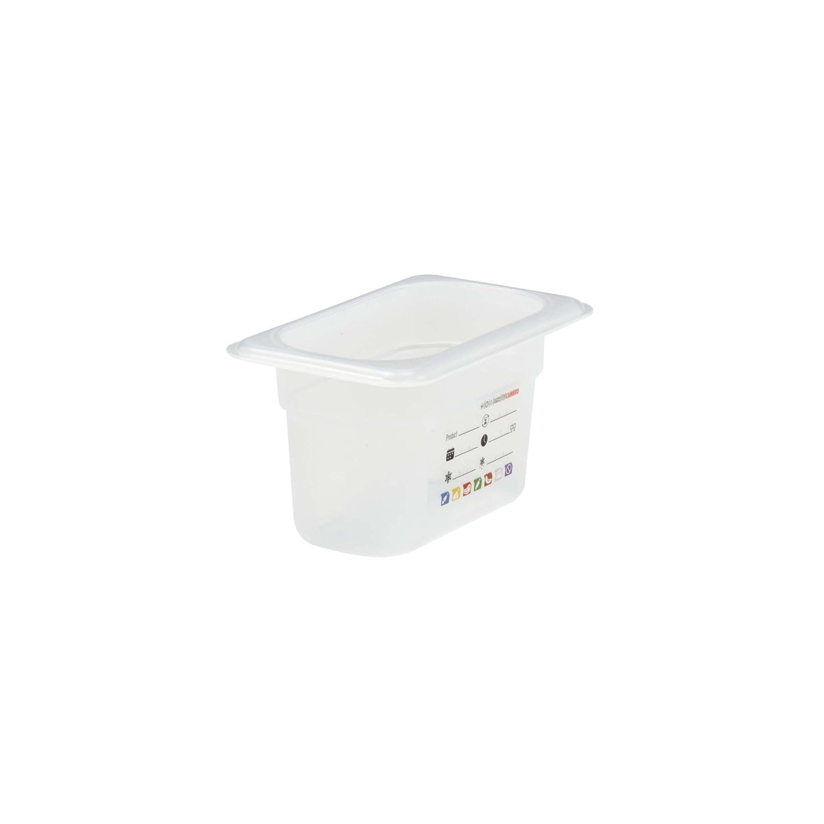 Cambro SafeTrak Vasca Gastronorm GN 1/9 H10 cm in Polipropilene Traslucido