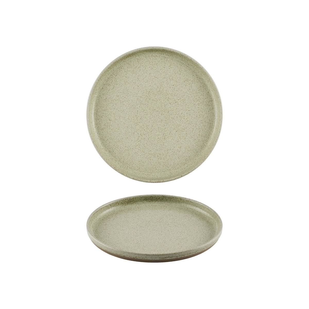 Churchill Emerge Piatto Piano Impilabile Verde 26 cm 6 Pezzi