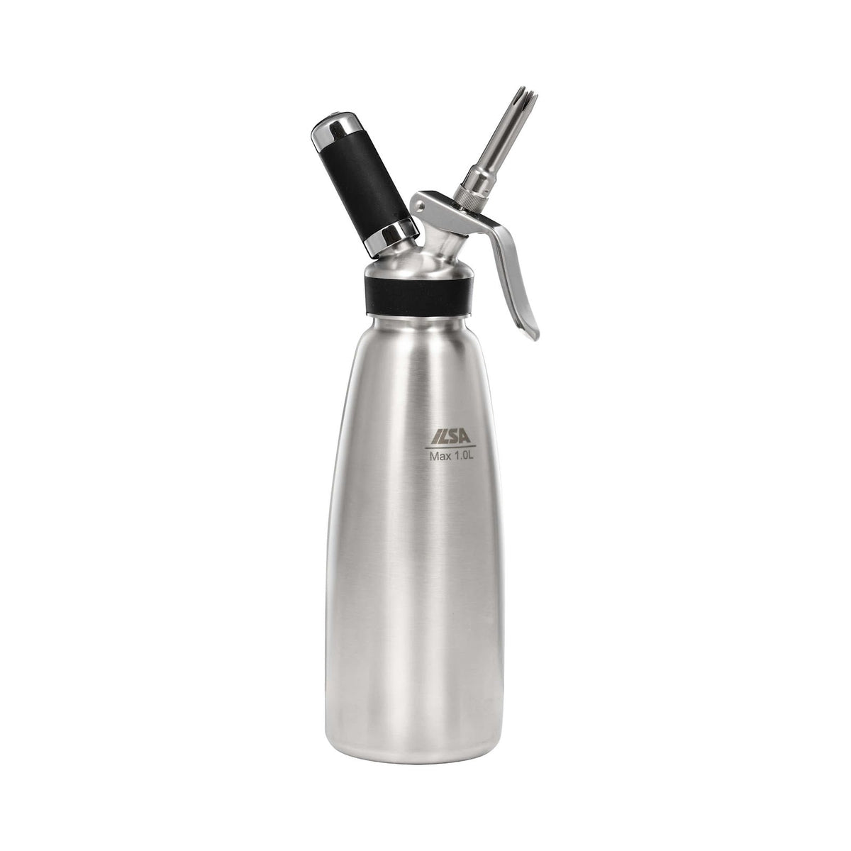 ILSA Sifone per Panna 1 Litro in Acciaio Inox 18/10 e PBT