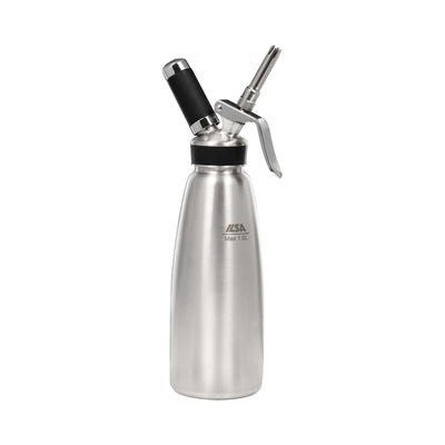 ILSA Sifone per Panna 1 Litro in Acciaio Inox 18/10 e PBT