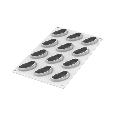 Stampo in Silicone Pistacchio 12 Cavità 62x35 mm con Cutter