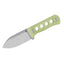 Coltello da collo QSP Canary Resin 14C28N stonewash fosforescente QS141-K1