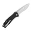 Dettaglio lama D2 2-tone satin QSP Raven 8,6 cm nero