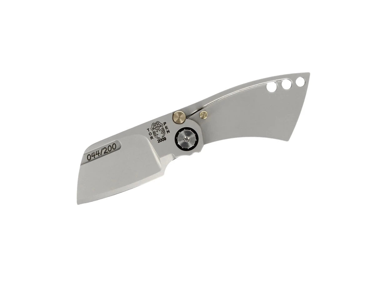 Max Knives TORPEN MSepia lama N690 silver MKH01S, edizione limitata 200 pezzi