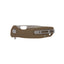 Honey Badger Drop Point Large HB1002 tan, dettaglio manico FRN e clip