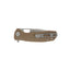 Honey Badger Tanto Medium HB1332 tan, dettaglio manico FRN e flipper