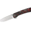 Coltello EDC QSP Osprey G-10 14C28N satin manico CF rosso QS139-F1