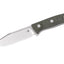 Coltello fisso QSP Bison Micarta D2 clip point verde QS134-C