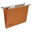 Cartella sospesa Silver - cassetto - interasse 39 cm - fondo V - 31,2 x 25 cm -  arancio - Bertesi