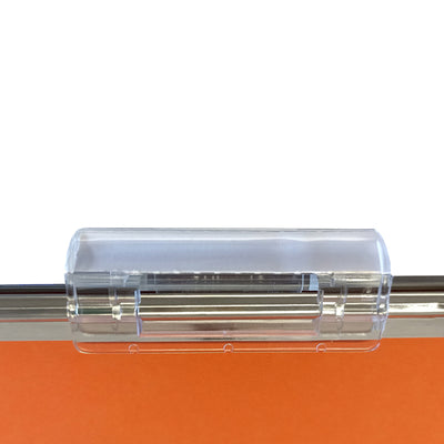 Cartella sospesa Silver - cassetto - interasse 39 cm - fondo V - 31,2 x 25 cm -  arancio - Bertesi