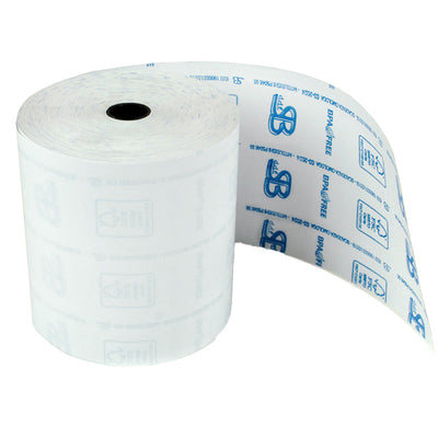 Rotolo registratore cassa - 80 mm x 40 m - 55 gr - diametro esterno 55 mm - anima 12 mm - carta termica BPA free - Sabacart - blister 10 pezzi