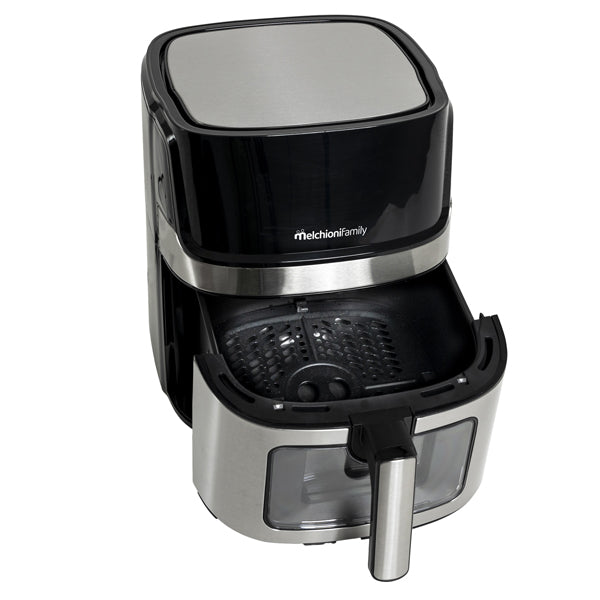 Friggitrice ad aria smart Ginevra - 26,8 x 33,7 x 34,2 cm - 6,5 L - nero - Melchioni family