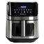 Friggitrice ad aria smart Ginevra - 26,8 x 33,7 x 34,2 cm - 6,5 L - nero - Melchioni family